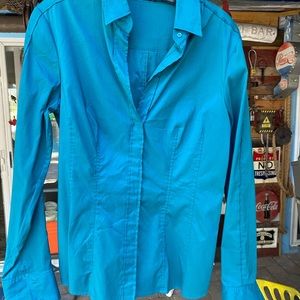 Boss hidden placket front with no buttons